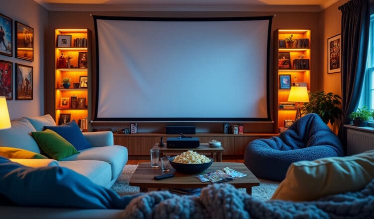 découvrez comment transformer votre salon en un mini-ciné-club accueillant grâce à un simple drap blanc. profitez d'une expérience cinématographique unique à la maison, en faisant de vos soirées film des moments inoubliables. suivez nos conseils pour créer l'ambiance parfaite et savourer vos films préférés en famille ou entre amis.